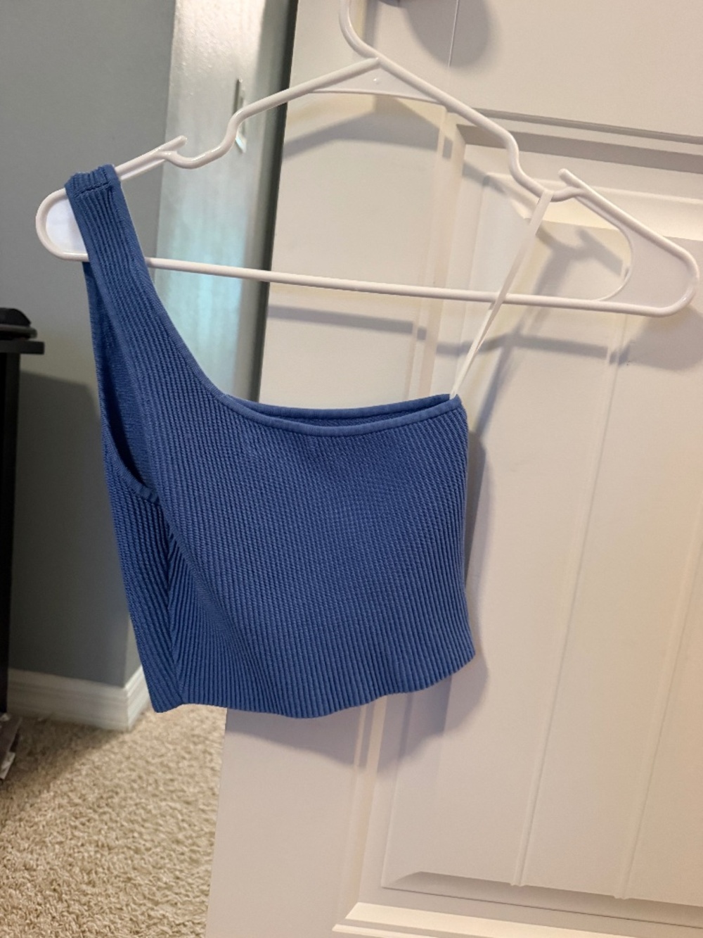 Aritzia Babaton Sculpt‎ Knit One-Shoulder Top